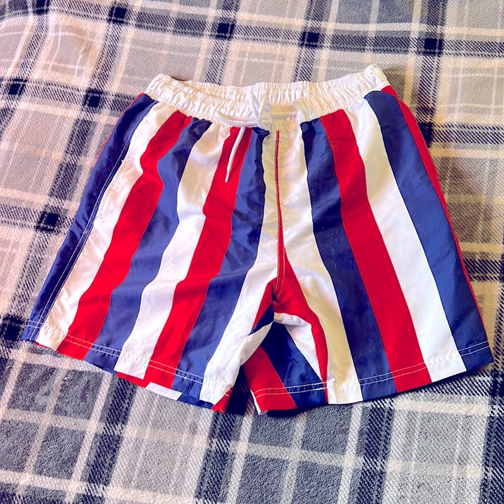 Patriotic swimming trunks